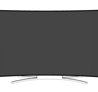 现代电视机su模型