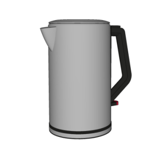 现代电热水壶su模型