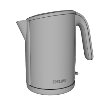 现代电热水壶su模型