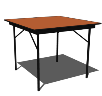 现代餐桌su模型