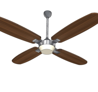 现代吊扇风扇su模型