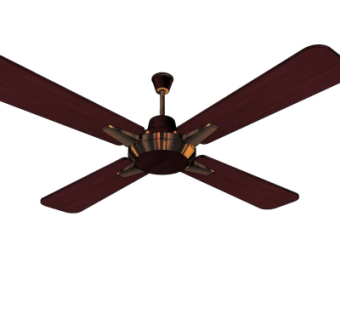 现代吊扇风扇su模型