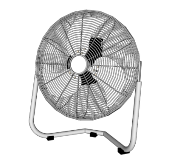 现代电风扇su模型