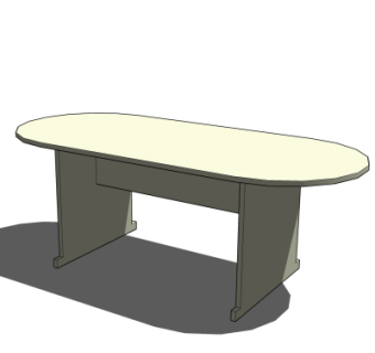 现代简约书桌su模型