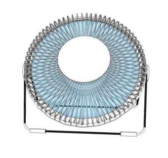 现代电风扇su模型