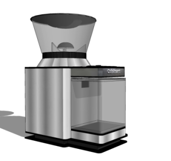 现代咖啡机su模型