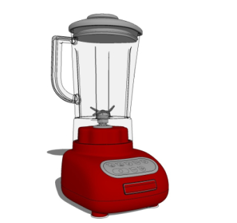 现代榨汁机su模型