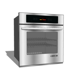 现代烤箱su模型