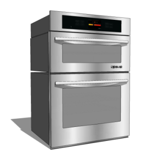 现代烤箱su模型