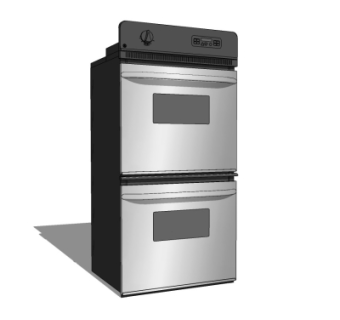 现代烤箱su模型