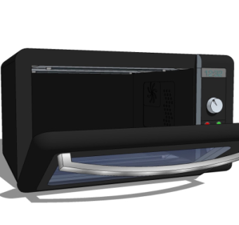 现代烤箱su模型