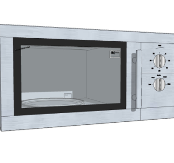 现代微波炉su模型