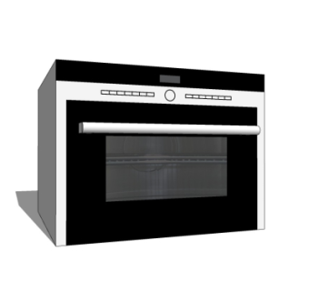 现代烤箱su模型