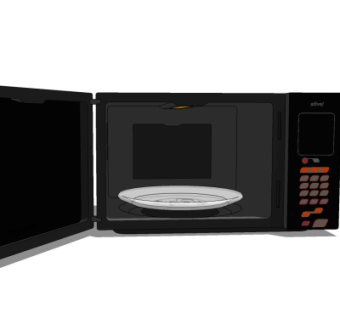 现代微波炉su模型