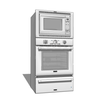 现代烤箱su模型