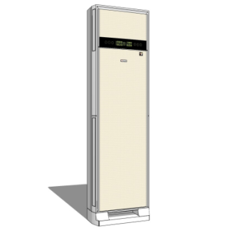 现代空调su模型