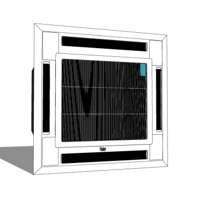 现代空调排气扇su模型