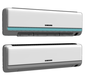 现代空调su模型