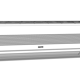 现代空调su模型