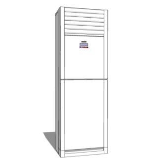 现代空调su模型