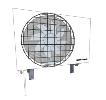 现代空调外机su模型