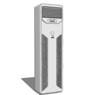 现代空调su模型