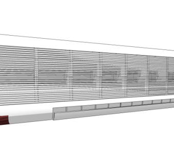 现代空调su模型