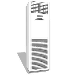 现代空调su模型