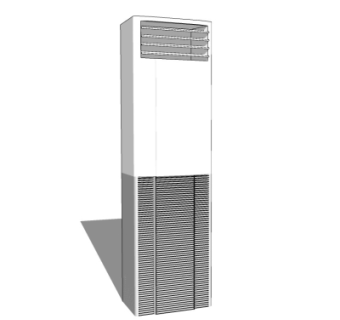 现代空调su模型