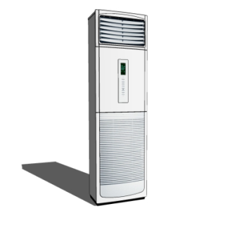 现代空调su模型