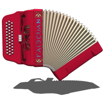 现代手风琴su模型