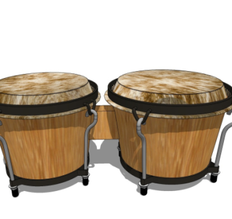 现代牛皮鼓su模型