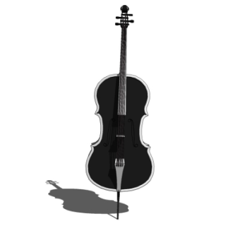 现代大提琴su模型