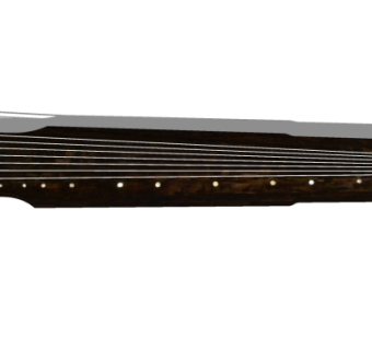 中式古筝su模型