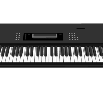 现代电子琴su模型