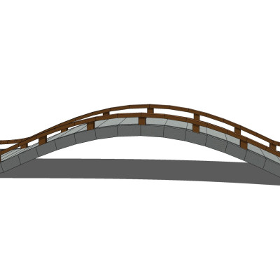 现代拱桥su模型