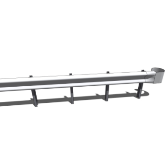 现代公路护栏su模型