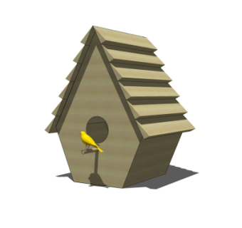 现代鸟巢su模型