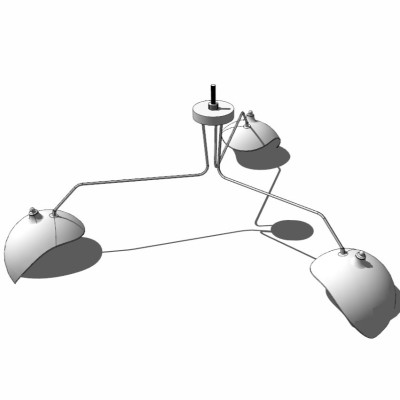 现代简约吊灯su模型