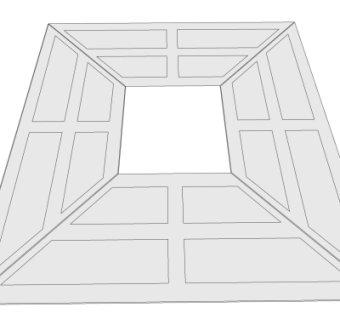 现代树坑护板免费su模型