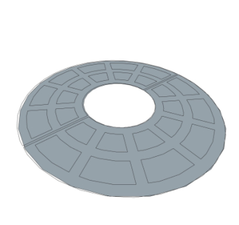 现代树坑护板免费su模型