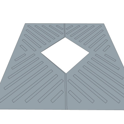 现代树坑护板免费su模型
