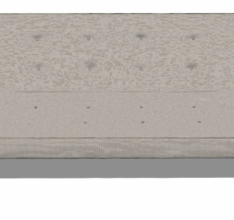 现代布艺双人沙发su模型