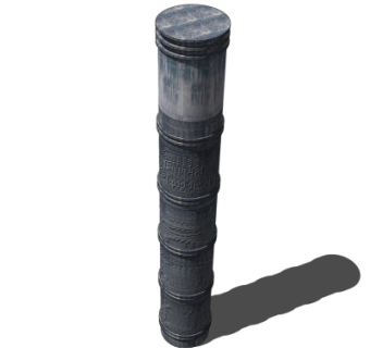 现代图腾柱免费su模型