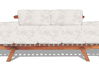 现代户外休闲沙发su模型