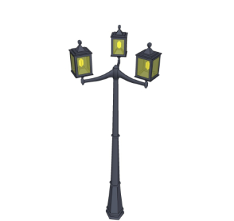 欧式路灯su模型