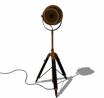 工业风舞台灯su模型