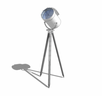 工业风舞台灯su模型