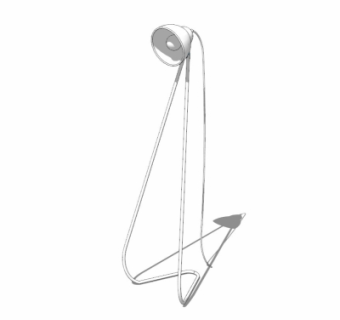 现代落地灯su模型