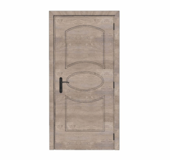 欧式平开门su模型